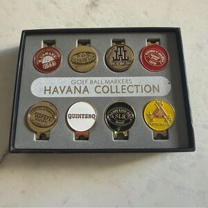 Havana Collection Golf Ball Markers - Monte Cristo, Naduro, Trinidad etc